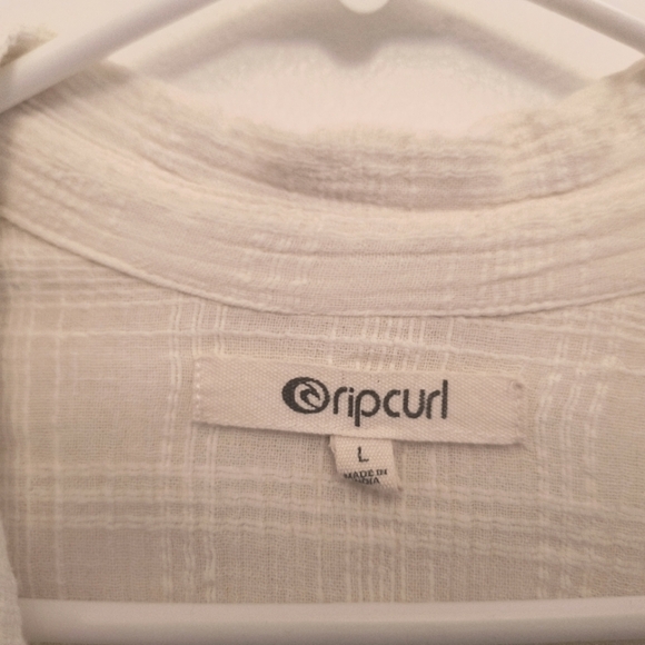 RIP Curl Cream Maxi dress. 100% Cotton. Size large. New With Tag. - Picture 2 of 7